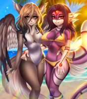 2 cuties at the beach [CDogOne]