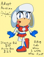 [SOLD] Adopt Auction: Sonic Girl Poodle