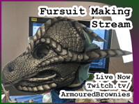 Dragon Fursuit Head Making
