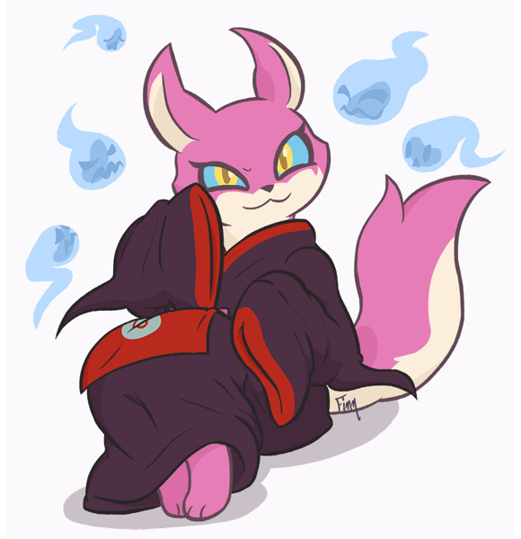 Yokai Watch Kyubi by starfrog -- Fur Affinity [dot] net