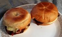 BBQ Steak and Cheese Sammies