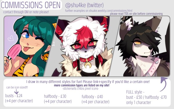 Optional add-ons for commissions by Draphene_Sprok -- Fur Affinity [dot] net