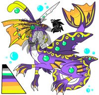 Male Sea pearl Dragon +Design+ (SOLD)