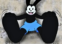 Oswald Playing Feet