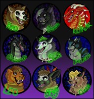 CFz - Carnival of the Night badges