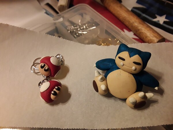 Snorlax earrings clearance