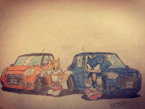 Sonic, Tails, and Knuckles at Sonic by Kitsuoi -- Fur Affinity