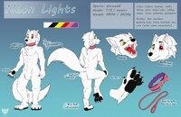 Neon Lights Ref Sheet - SFW