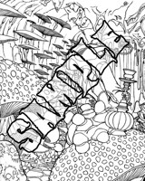 Coloring Book 23: Caterpillar's Mush-room