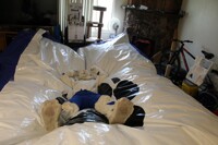 fursuit paws and an airbag
