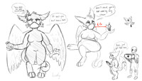 Gryphon doodles