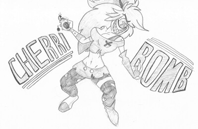 Cherry Bomb Speed Draw by SpoopyPumpkinSpice -- Fur Affinity [dot] net