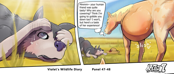 Violets Wildlife Diary: Panel 100-102 by Artca9 -- Fur Affinity [dot] net