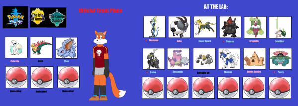 Pokemon Sword Version DLC Official Team Plans [UPDATE 3] by acr