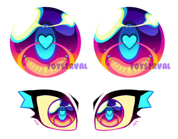 Benji Kemono Fursuit Eyes + Etsy Listing by toyserval -- Fur