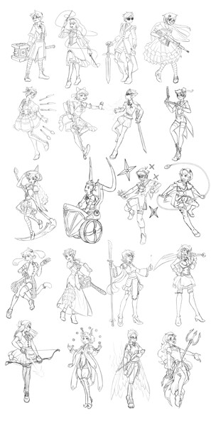 MMD] Magical Girl Poses 1 by PsychoMP on DeviantArt