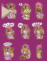 [COM] Katie Sticker Set!