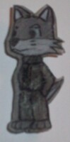 Chibi Wolf Pin