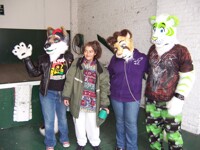 Fursuiters Downtown 4-21-10