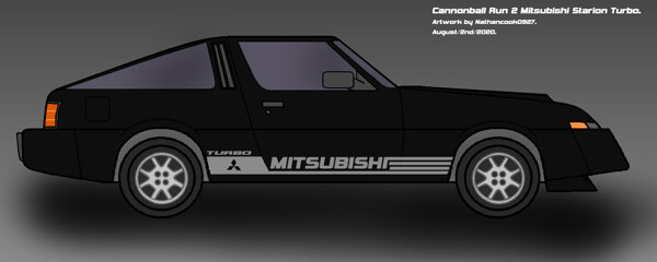 Cannonball Run 2 Mitsubishi Starion 01 by Nathancook0927 Fur