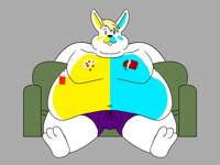 Big Fat Bunnycula Lazy