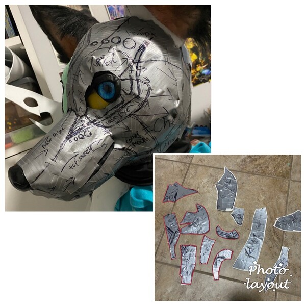 Duct tape pattern done! by maiyurim_the_wolfbird -- Fur Affinity