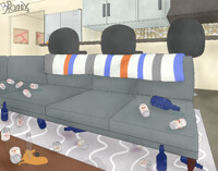 Bojack and Hollyhock background