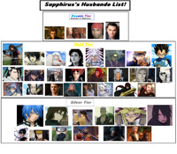 Sapphirus's Husbando List