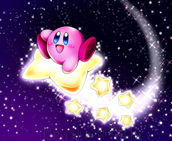 Kirby among Stars Aesthetic Wallpapers - Aesthetic Kirby Wallpapers