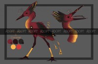 Flame bird adopt [CLOSED]