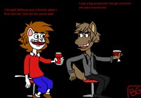 Cieser and Zack hanging out by Bobcatgamer