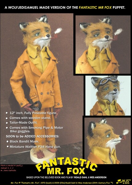 Fantastic Mr Fox (Puppet) By Wolfjedisamuel -- Fur Affinity [Dot] Net