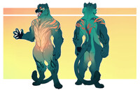Anthro Feline Adoptable 15 - CLOSED