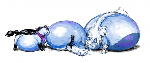 AlvaViva on X: for FallOutWolf (FA) #Wolf #Huge #Blueberry