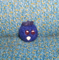 Felted Blueberry