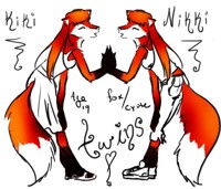 The twins kikki and Nikki