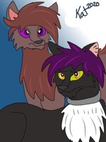 Two wolves of unknown