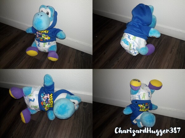 blue yoshi build a bear