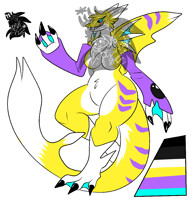 Female Shark Renamon +Custom+
