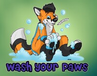 Wash your paws