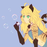 Whimsical kitty playtime