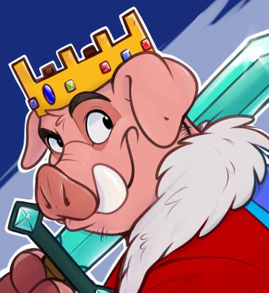 Rainvay_ZCYF on X: Technoblade Easter Egg Pig Resource Pack🐷👑🗡️ The  crown will only show when the pig is named Technoblade and has full  health.   / X