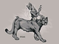 A Tiny Passenger by Skollyson