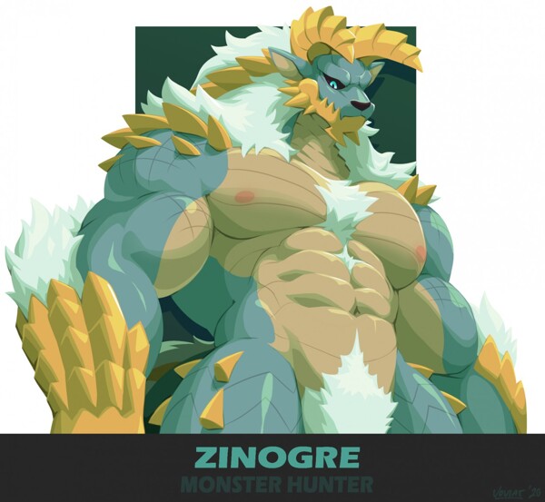 6 Fanart Challenge 6: Zinogre by Voviat.