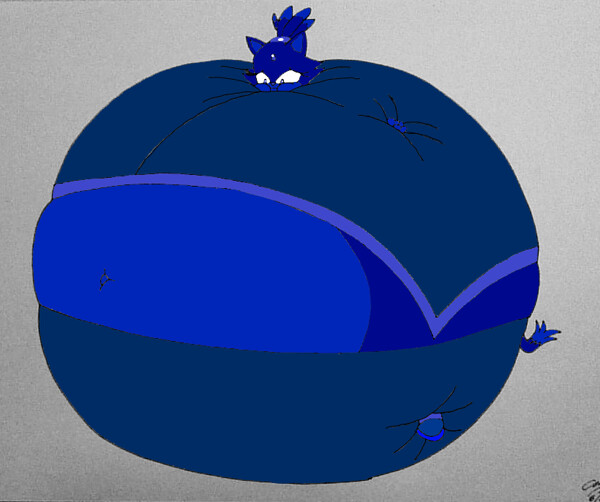 Blaze Blueberry Inflation by mj444 -- Fur Affinity [dot] net