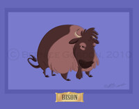 Circus of Animals XI - The Bison
