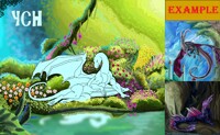 Peaceful flower Jungle YCH auction (Closed)