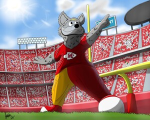 Fanart) Blooper (Atlanta Braves mascot) by BaxterKangaroo -- Fur Affinity  [dot] net