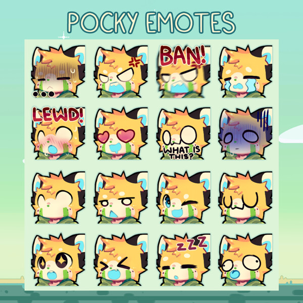 Poki and Fishin' Emotes that were recently unencrypted. (via