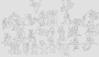[WIP]Decade Anniversary(All 27 sketch)